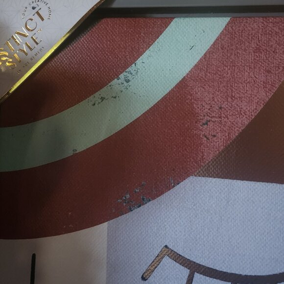 Unframed canvas Modern Abstract Split Face Geometric Line - Picture 7 of 9